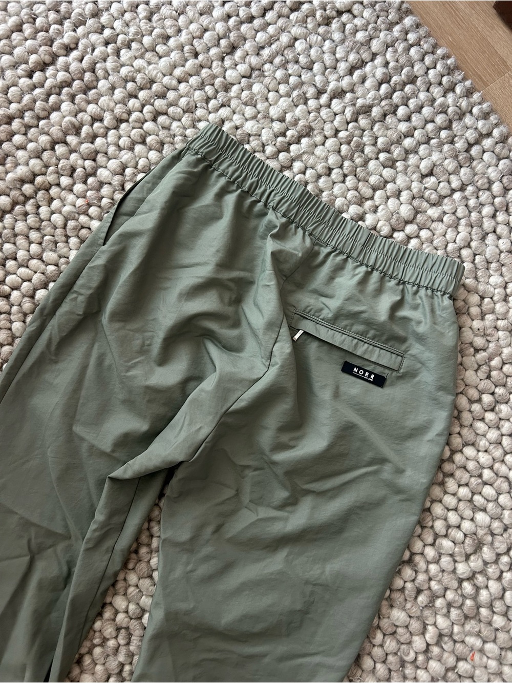 NORR Projects Olive Green Casual Pants